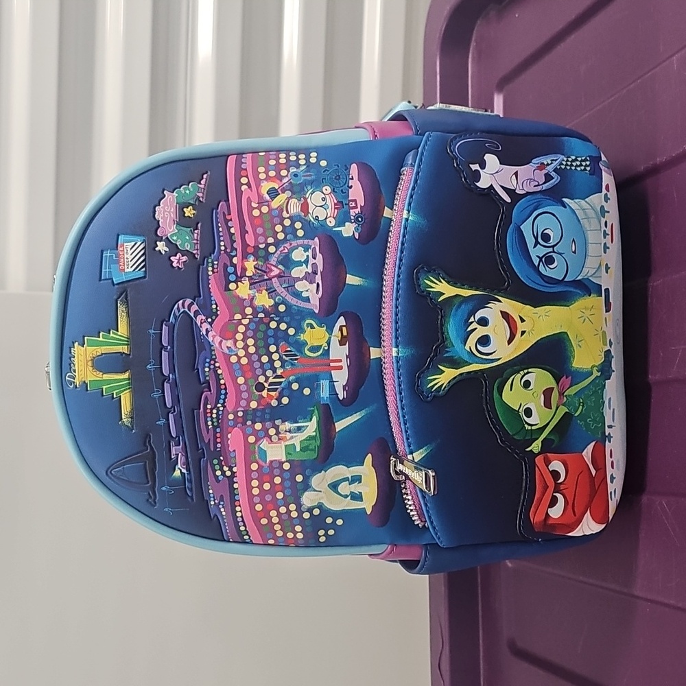 New w/tags Loungefly Pixar Moments Inside Out Mini Backpack.